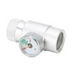 CO2 Refill Adapter Connector Gas Regulator Silver Soda ASA with 3000psi Pressure Gauge