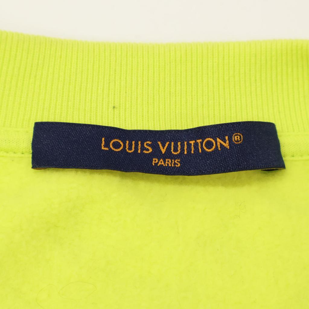LOUIS VUITTON [Excellent Condition/Domestically Authorized/Made in 2011] RM231 IHN HOY87W Monogram Crew Neck Sweatshirt tops XL greenUsed