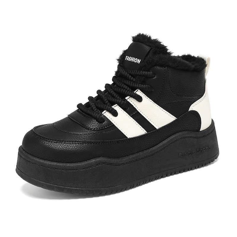 Fashion Angle Warmed Stiletto Heel Size 48 Basketball Platforms Women Medium Heel Woman Shoes Sneakers Sport League New Arrival