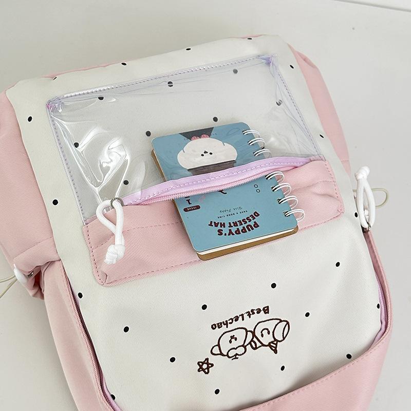 Japanese Cute Girl Light Backpack Large Capacity Backpack Anime High Beauty Bar Bag