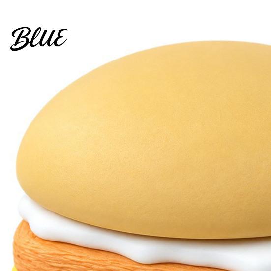 Funny Gifts for Coworkers 3D Printed Hamburger Clicker Stress Relief Toy Fidget Toy Realistic Food Toys Sensory Gadget Office Desktop Decoration