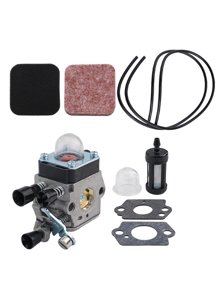 Reliable Replacement Carburetor Kit Fits a Range of Trimmer Models like HT75 Providing Installation Essentials in One Package