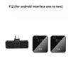 3-in-1 Universal Wireless Lapel Microphone, Noise Reduction Mic For Live Shooting, Compatible With iOS, Android, Computer