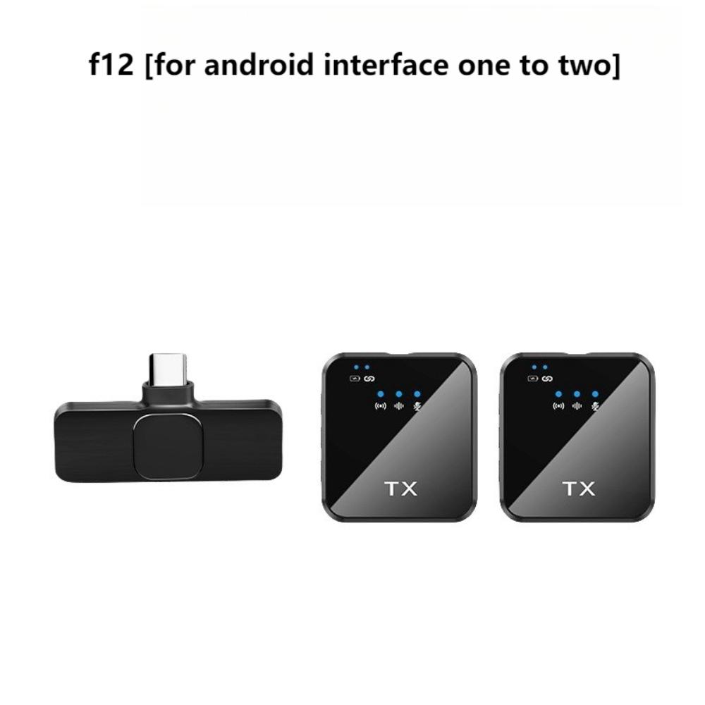 3-in-1 Universal Wireless Lapel Microphone, Noise Reduction Mic For Live Shooting, Compatible With iOS, Android, Computer