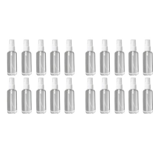 5/10/20Pcs 30/50/100ML Fine Mist Spray Bottle Set Leak-proof Mini Empty Bottle Portable Travel Clear Refillable Spray Bottle Container