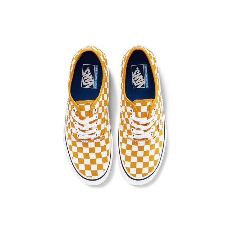 Vans Sf Auténticos 'Checkerboard - Amarillo Cadmio' VN0A3MU6WOF