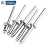 GUWANJI 304 Stainless Steel Open-End Flat Head Blind Rivets
