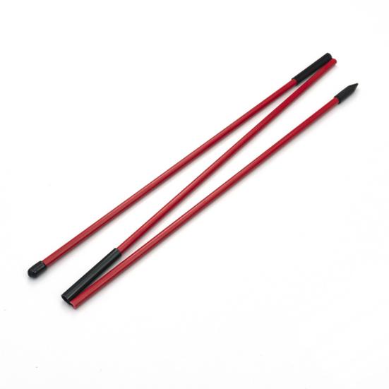2Pcs Golf Alignment Rod 3 Section Collapsible Aiming Swing Putting Training Aid Direction Indicator Fiberglass Golf Alignment Stick Golf Accessories
