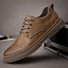 Fashion Classic Men's Genuine Leather Casual Shoes All-match Business Sneakers New Fashion Anti-skid Oxford Shoes Formal Dress Footwear