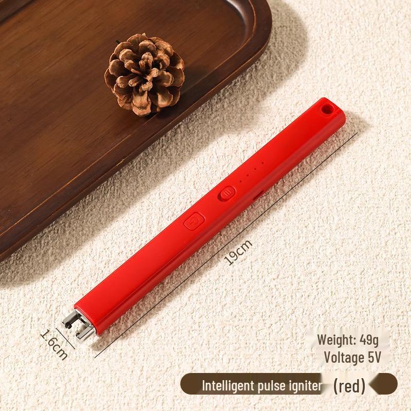 Rechargeable Long-Handle Aroma Pulse Electronic Gas Stove Lighter