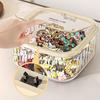 Storage Box with Press To Open Lid Design Anti-Dust Durable Plastic Large Capacity Organizer for Hair Accessories