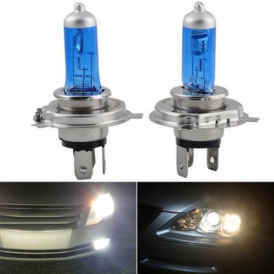 Replacement Headlight 2pcs H4/HB2 Xenon 12V 55W 6000K Bright Light Bulb