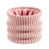 Thickened Knitted Scarf Striped Knitted Neck Warmer Flexible Neck Gaiter  Hiking