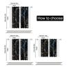 Filtering Curtains Excluding Rods Non Movable Without Batteries Mystic Black Cat Use Bedrooms Living Rooms Set Of 2 Made Polyester Sitting Room Decor