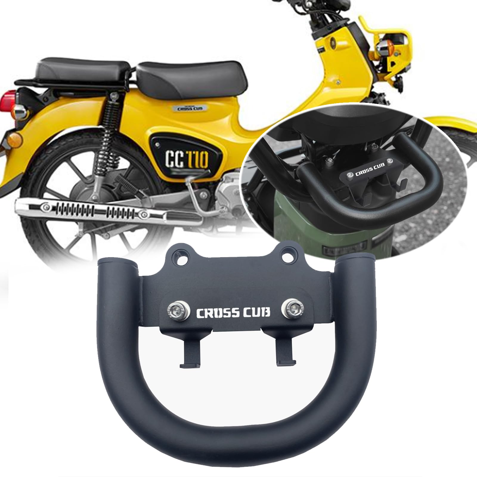 

MAORANG Мотоциклетный навигационный кронштейн-штанга для CROSS CUB CC50 CC110 Cross Cub CC110 CC50 Сумка для шлема Багаж Ползание Мобильный телефон Навигация Расширение чёрный