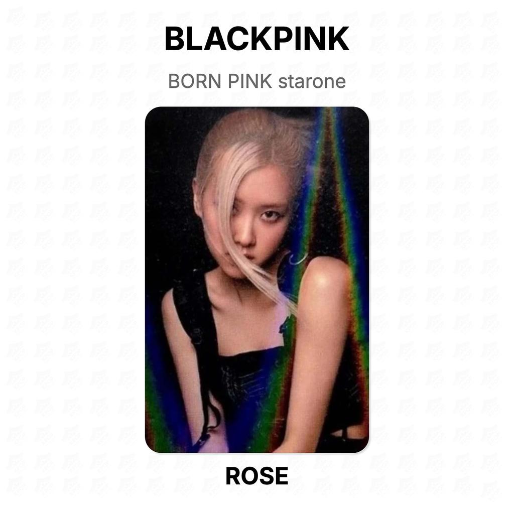 BLACKPINK BORN PINK Starone Official Photocard