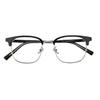 8643 Anti-Blue Light Semi-Rimless Business Eyeglasses for Men - Japanese & Korean Inspired Design