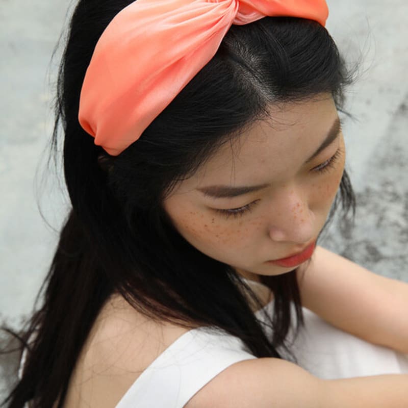 SORRY TOO MUCH LOVE Sharon Oganza Hairband_Orange