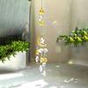 Crystal Sun Catcher Moon Star Sun Window Prism Hanging Ornament Rainbow Maker Garden Home Decor