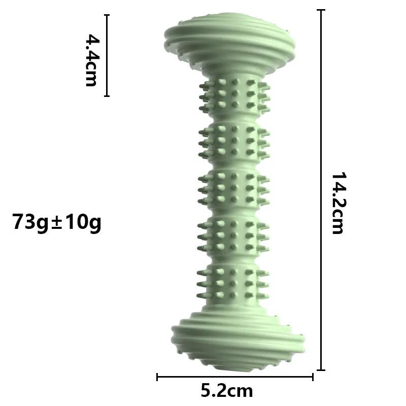 Dog barbell grinding toy environmentally friendly and safe a tool for cleaning and caring for pet teeth