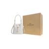 Coach Rowan 21 Logo Faux Leather Handbag Small Women Handbags Gray CBH07-IMXU5