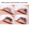 10 Pairs Eyelash Extension Gel Pad Reusable Silicone Lash Extension Gel Pad Notched Black White