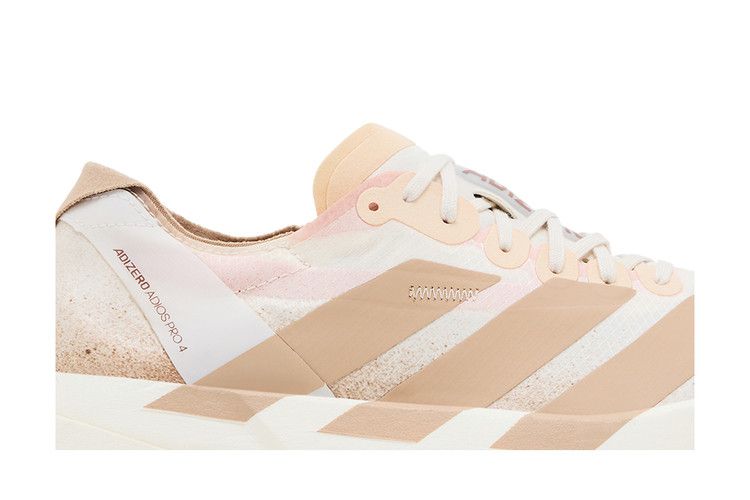 adidas Adizero Adios Pro 4 Chalk White Warm Sandstone Semi Impact Oran
