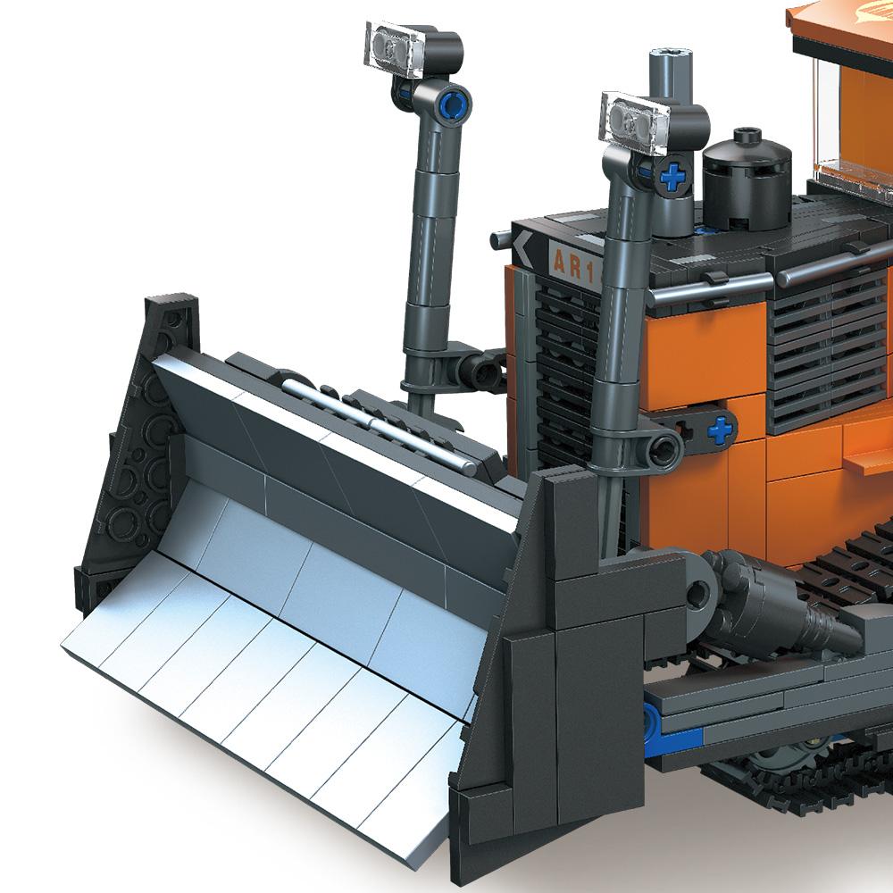Non-Toxic Building Sets 928 Pcs Loader Building Blocks Construction Bulldozer Heavy-Duty Engineering Vehicles Gift Toy For Kids Gifts