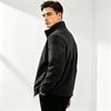 Men's Outdoor Athletic Stand Collar Jacket, Lightweight Warm for Fall and Winter