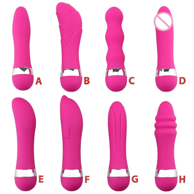 Mini Realistic Dildo Vibrator Vagina G Spot Bullet Stimulator AV Wand Clitoral Anal Female Masturbation Adult Sex Toys for Women