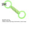 Strong Dog Chew Toy Pet Double Loop Design Cotton Rope Interactive Puppy Canine Bite-resistant Teeth Oral Health Safe Double-loop