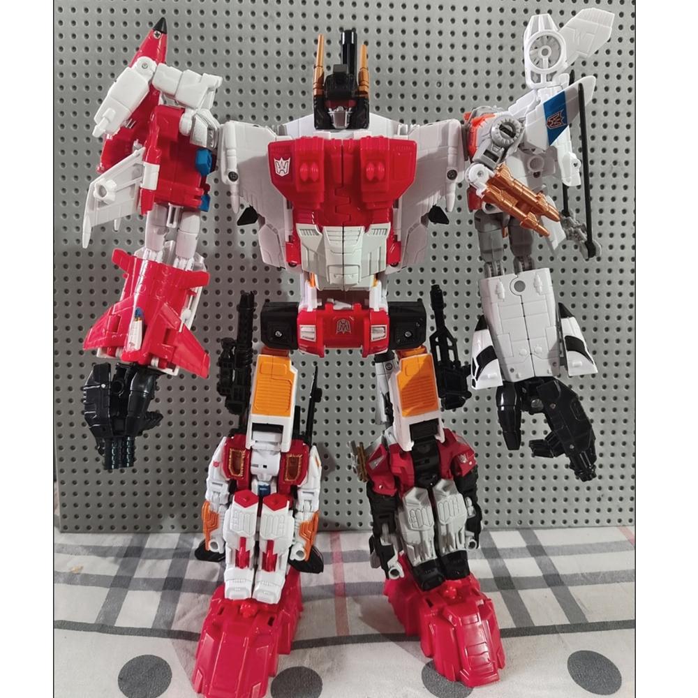 HZX Robot Superion H903 Transformation Toys 5IN1 Superion Combiner Deformation Action Figure Model Children Gift