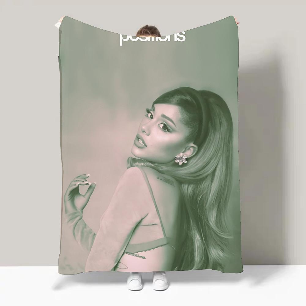 Singer A-Ariana G-Grande Hot Album Blanket Design Lightweight  For Dorms, Naps, Living Room, Office,Sofa,All-Season