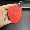 Strawberry Fruit Shape Coin Purse Cute Mini Storage Pouch Change Bag Earphone Bag  Women