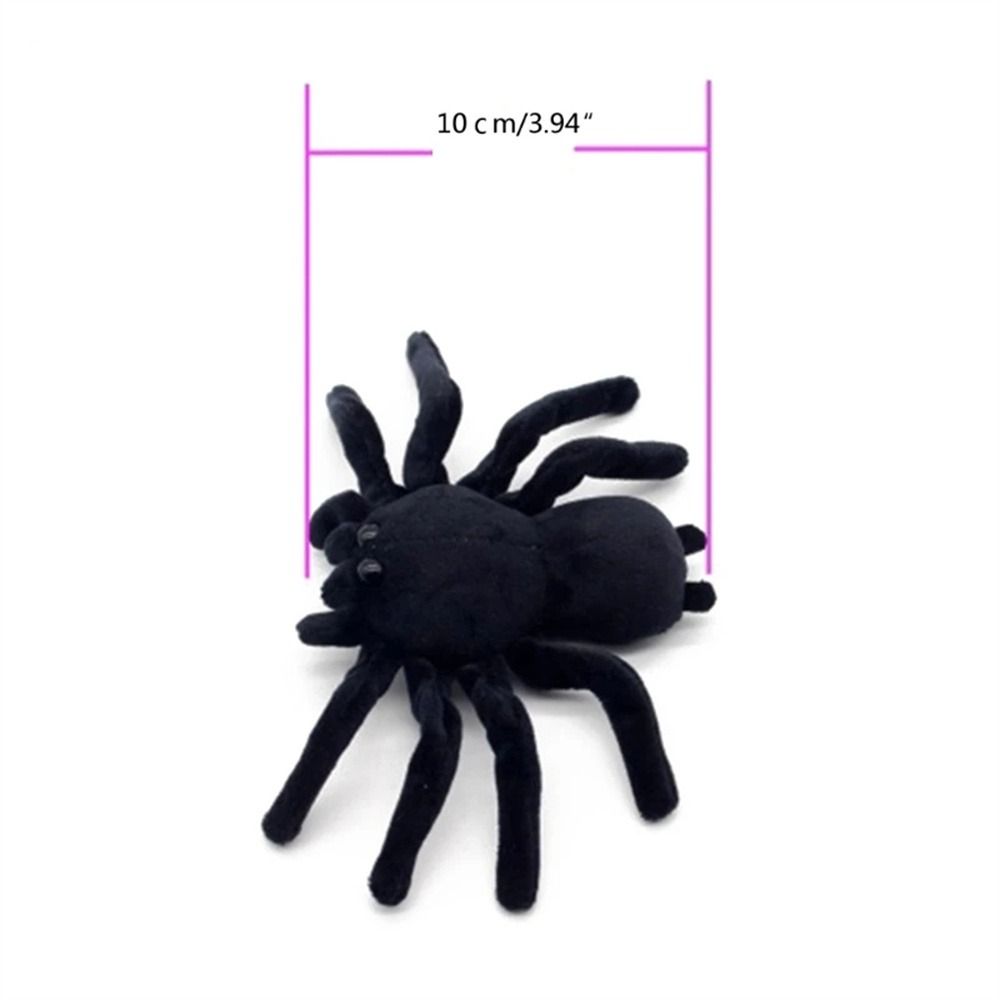 Bag Pendant Spider Keychain Realistic Spider Plush Toys Small Gift Spider Keyring  Halloween