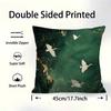 Sage Green Cranes Cushion Cover Pillowcase Upholstery Sofa Throw Pillow Home Decor Pillowcas