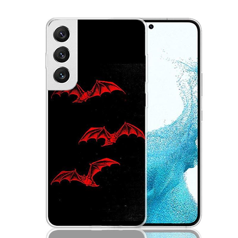 

Gothic Vampire Scarlet Art Phone Case For Samsung Galaxy S26 Ultra S23 S24 S25 Edge S20 FE S21 S22 Plus Soft Print Shell Cover F Samsung S21 Plus