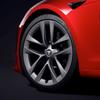 4 Stück 56mm Auto Radnabenkappen Abzeichen Aufkleber Zubehör Für Tesla Model 3 Roadster Model Y Model S Model X Cybertruck Semi