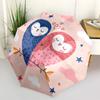 1pc Love Owls Heart Pink Stars Clouds Umbrella with Plastic Handle,Suitable for All Seasons Home Travel Outdoor Umbrellaptys31015