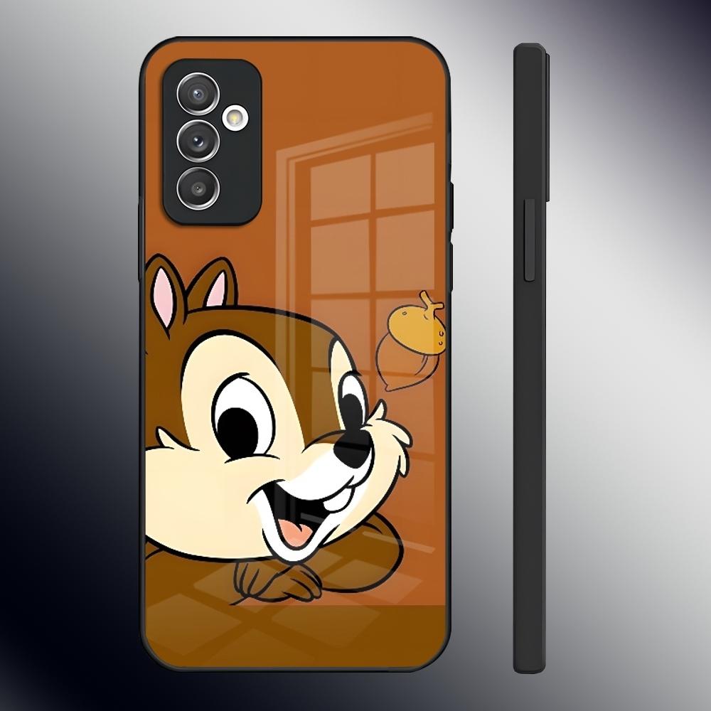 C-Chip 'n' Dale Phone Case For Samsung S24 Ultra S23 S22 S20 Fe S21 Plus A54 A34 A24 A53 A13 A16 Glass Back Cover