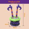 Inflatable Pvc Witch Ice Bucket For Halloween With Cold Drink Dispenser Toy