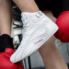 Professional Boxing Shoes Leather Men's Competition Gym Training Shoes Wrestling Shoes Fighting Fighting Shoes Sanda Non-slip Breathable
