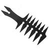 Men's Wide Tooth Hair Combs Double Sided Oil Hair Comb Retro Plastic Hair Styling CombsBlack