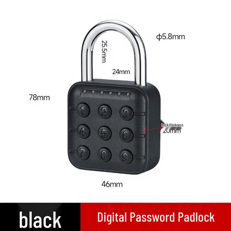 Smart Waterproof Outdoor Fingerprint Padlock: Rust-Proof, Anti-Theft, Password-Protected for Door & Cabinet Security