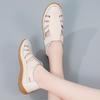 Women's Sandals Summer Essentials Mary Jane Beach Breathable Flat Shoes Closed Toe Casual Soft Walking Sandals for Girl Plus Size