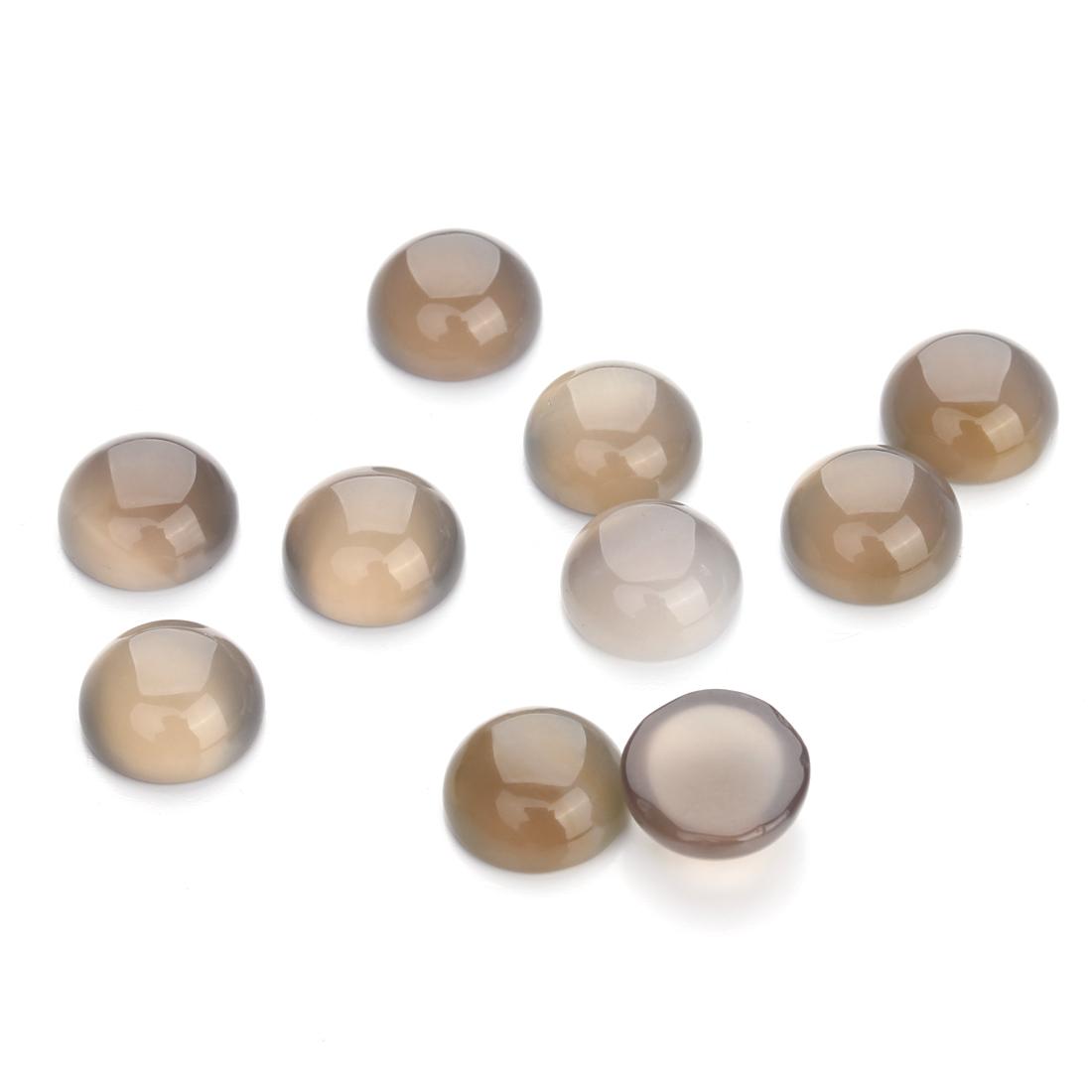 

5-10pcs/lot Natural Stone Cabochon 4-25mm Amethyst Tiger Eye Agate Half Round Cabochon For DIY Ring Necklace Jewelry Accessories 4mm 10pcs