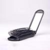 SAMZO 4 Pieces Folding Hair Brush with Mirror Compact Comb Folding Hair Brush Comb Delivery Working Days Anti-Static 6-9
