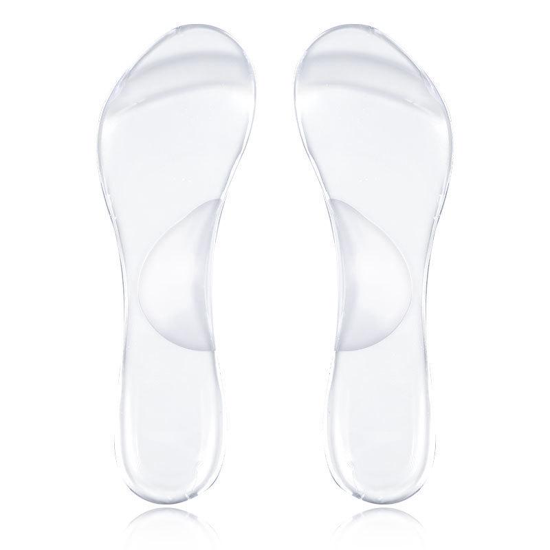 Women's Transparent High Heel Insole: Soft, Non-Slip, Arch Support Pad for Summer Sandals