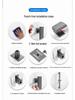 Stainless Steel Punch-Free Shower Head Holder Set with Accessories
