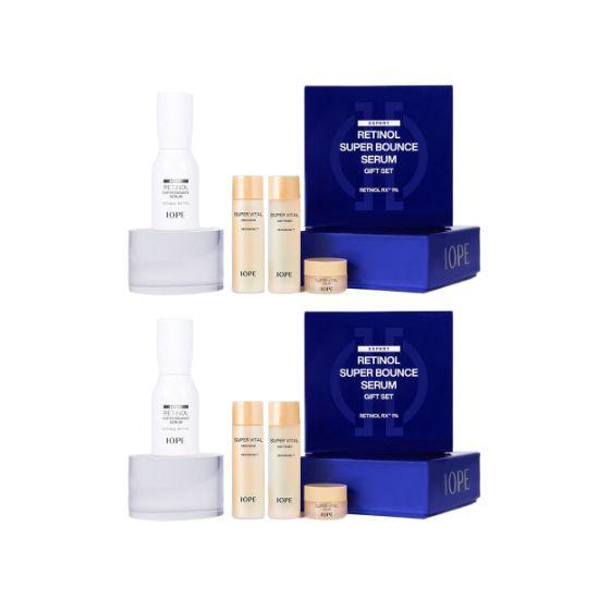 IOPE Retinol Super Bounce Serum Anti-Wrinkle & Firming Elasticity Care Set 50ml × 2